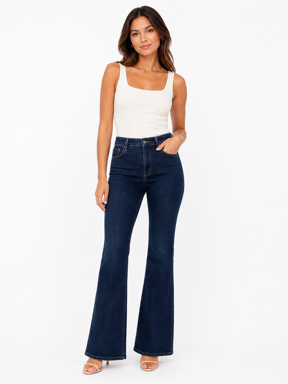 Old Navy High Rise Flare Jeans Size 8